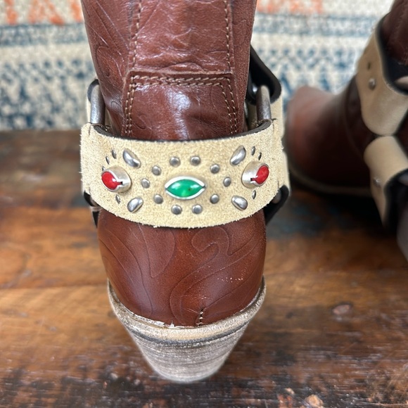 Studded adjustable removable boot belts. New from Sundance. - Picture 5 of 8